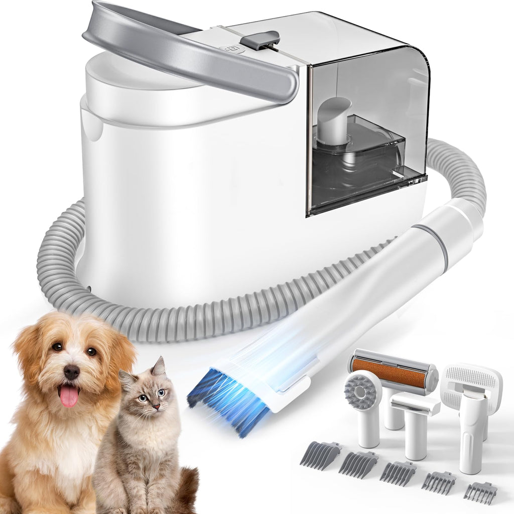 6-in-1 Quiet Pet Grooming Vacuum Kit