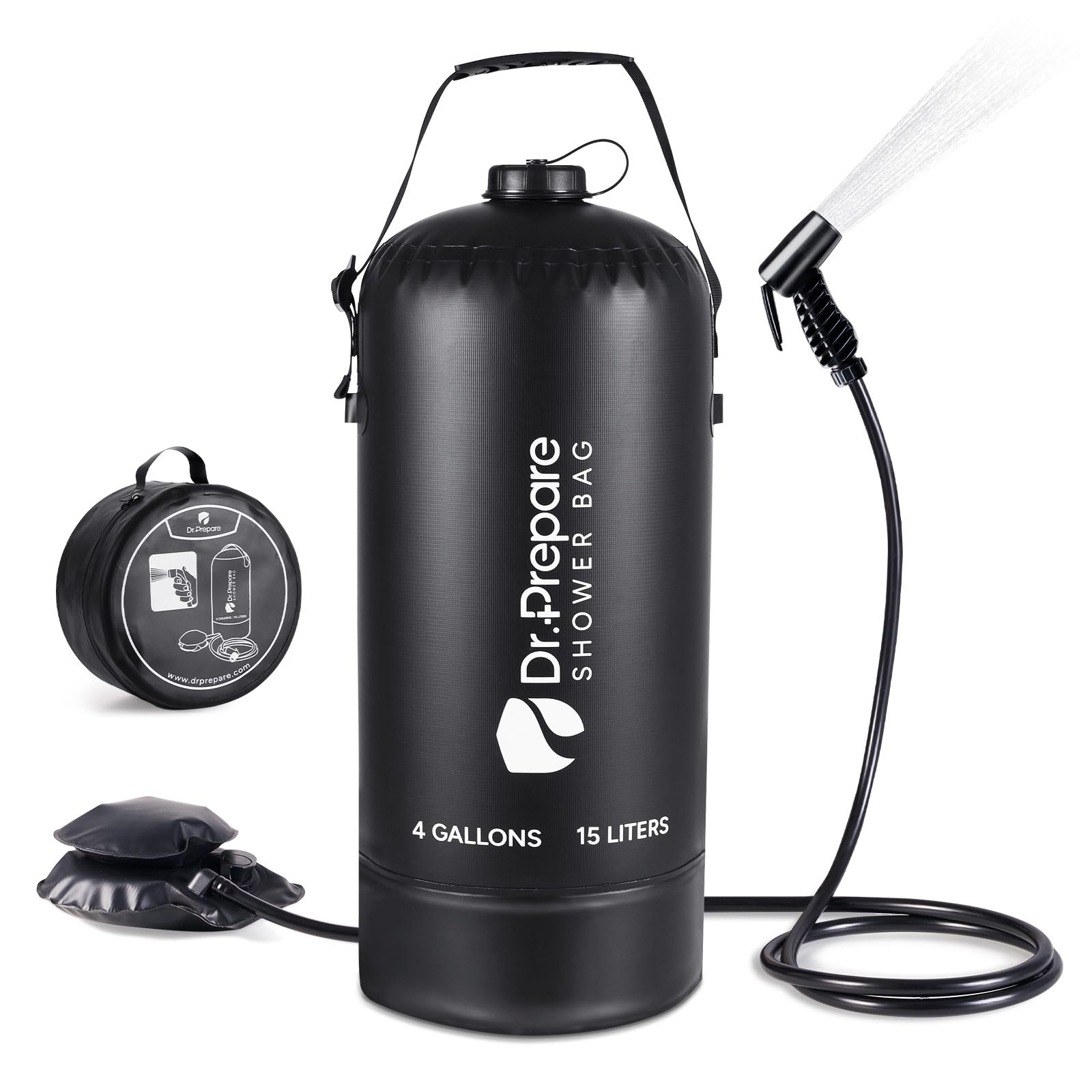 DR.PREPARE 4G Portable Foot Pump Shower