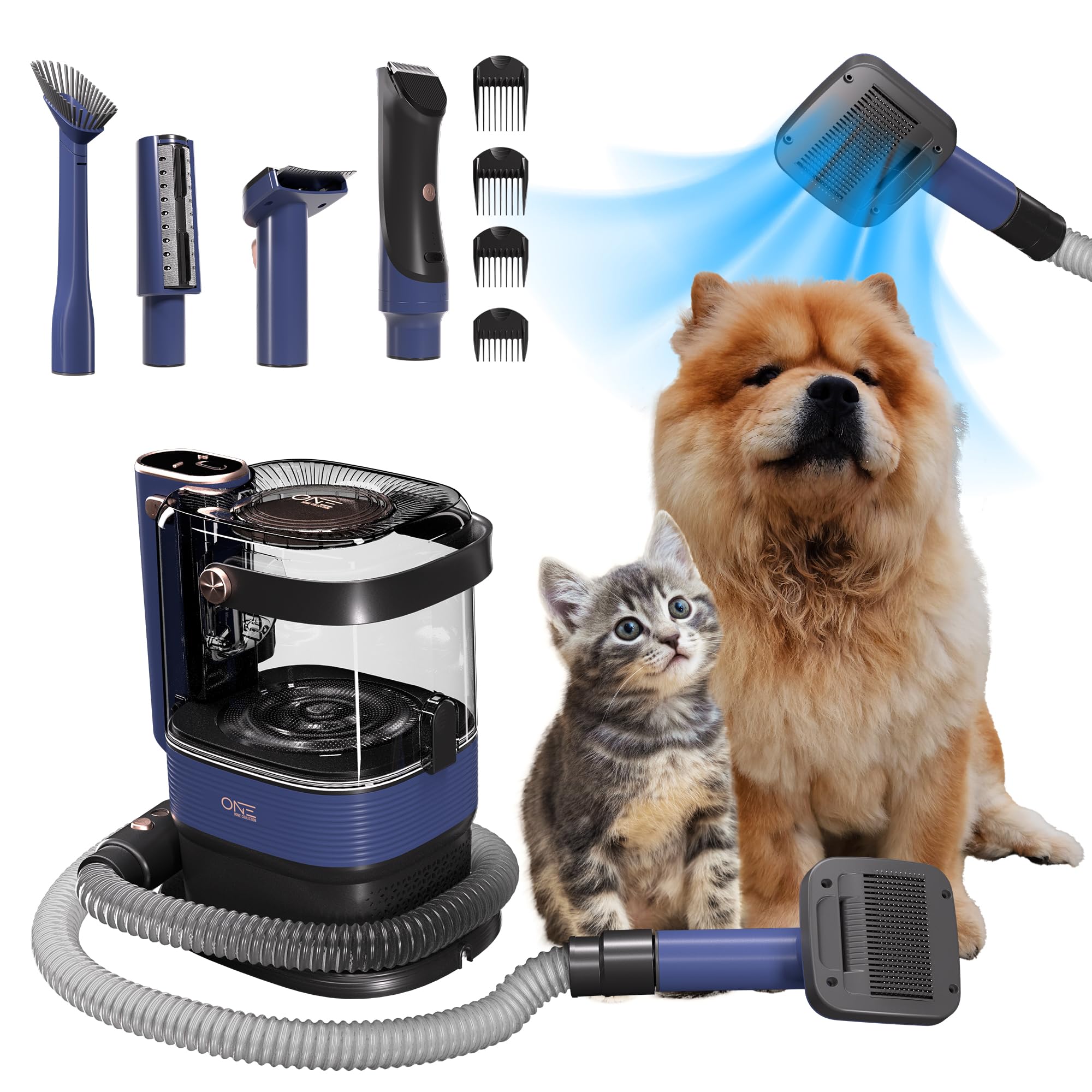 Silent Pet Groom Pro Vacuum & Grooming Kit with Large Capacity